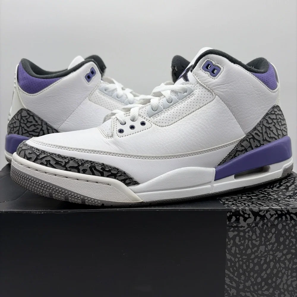 Size 11.5 - Jordan 3 Retro Mid Dark Iris (CT8532-105)